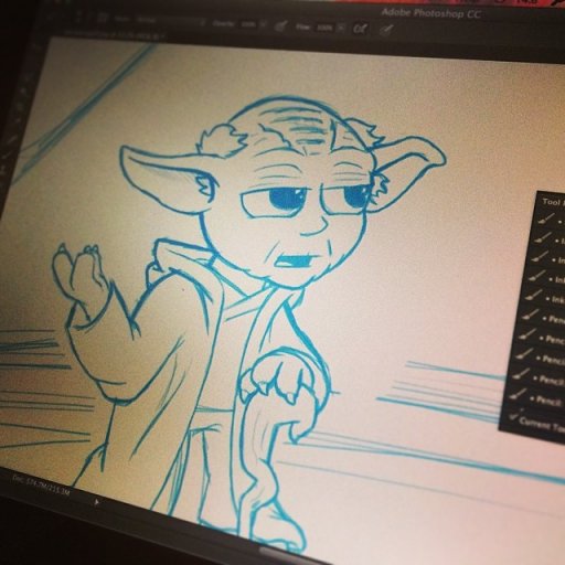 Sketching a Yoda Commission
