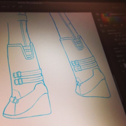 Sketching Some Boots