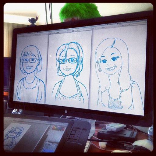 Sketching the Bridesmaids