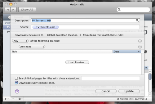 Adding a feed to Automatic.