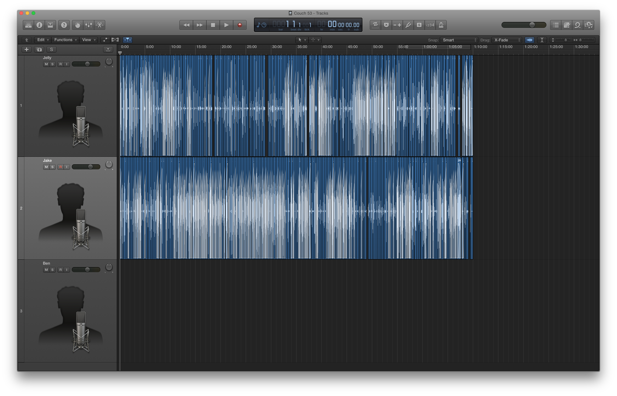 The final version of Mobile Couch 53 in Logic Pro X.
